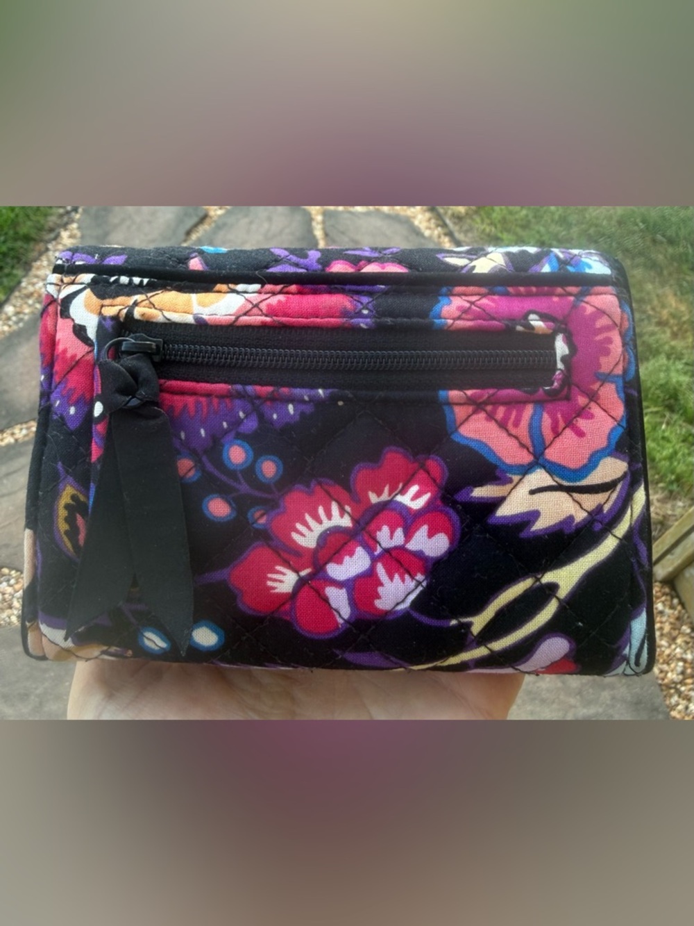 Vera Bradley RFID Riley Compact Wallet - Foxwood Pattern - Picture 9 of 9